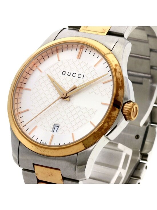Gucci 126.4 Round Face Watch SS Ssxpgp
